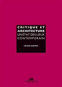 Critique et architecture : un état des lieux contemporain