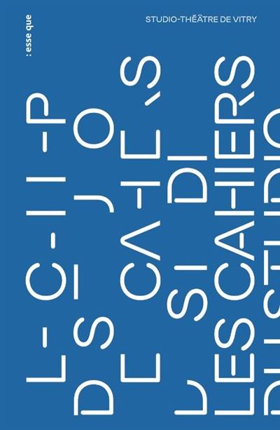 Les cahiers du studio, n° 1