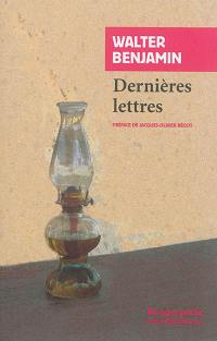 Dernières lettres