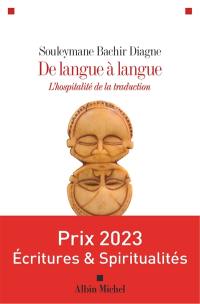 De langue à langue : l'hospitalité de la traduction