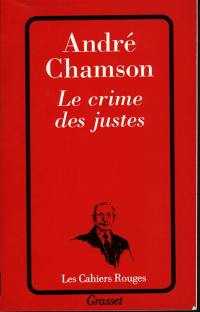 Le crime des justes
