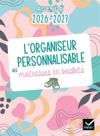 Organiseur personnalisable des maitresses en baskets Ed.2026-2027 : Planification et agenda