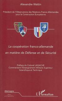 La coopération franco-allemande en matière de défense et de sécurité