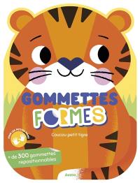 Coucou petit tigre : gommettes formes