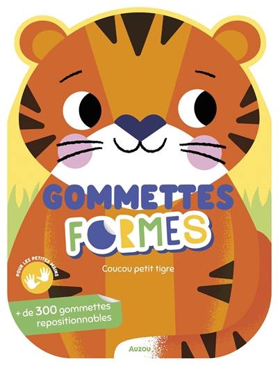 Coucou petit tigre : gommettes formes
