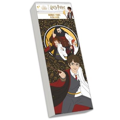 Harry Potter : Marque-pages brillants à colorier