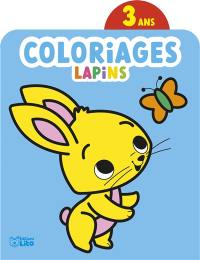 Lapins : coloriages 3 ans