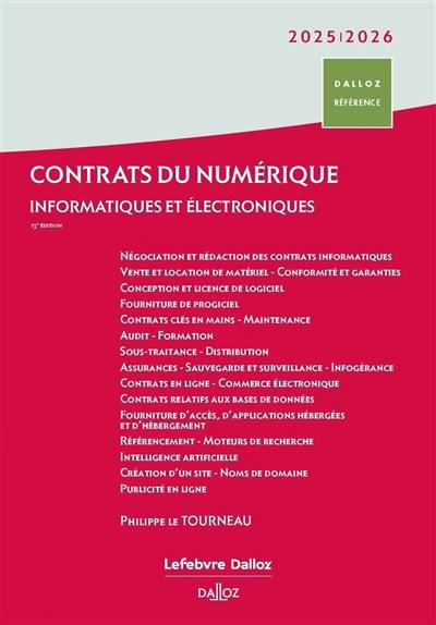 Contrats du numérique : informatiques et électroniques : 2025-2026