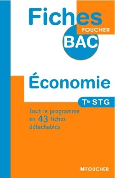 Economie terminale STG