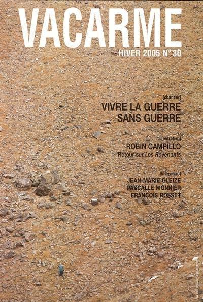 Vacarme, n° 30 Vacarme, n° 30