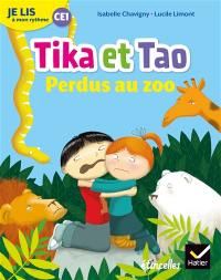 Tika et Tao. Perdus au zoo : je lis à mon rythme CE1