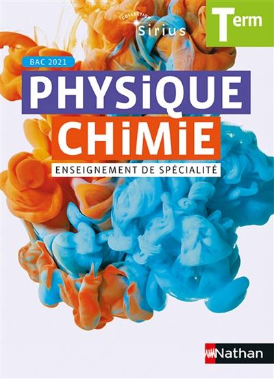Physique chimie terminale, enseignement de spécialité : bac 2021 Physique chimie terminale, enseignement de spécialité : bac 2021