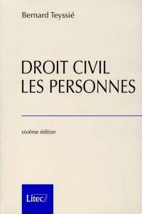 Droit civil, les personnes