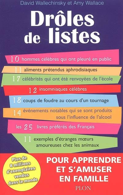 Drôles de listes