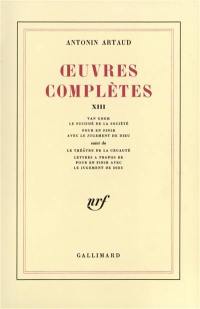 Oeuvres complètes. Vol. 13