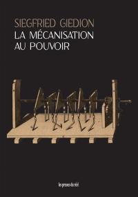 La mécanisation au pouvoir : une contribution à l'histoire anonyme