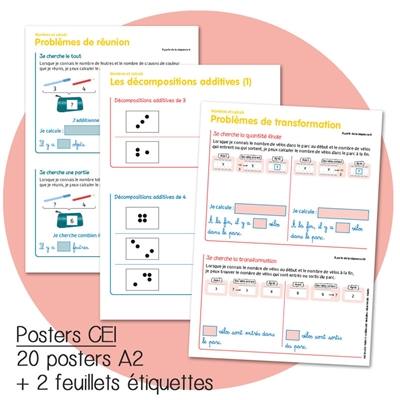 Haut les maths ! CE1 : posters