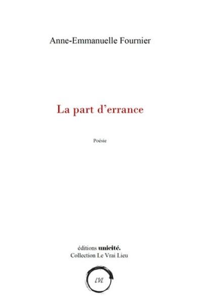 La part d'errance