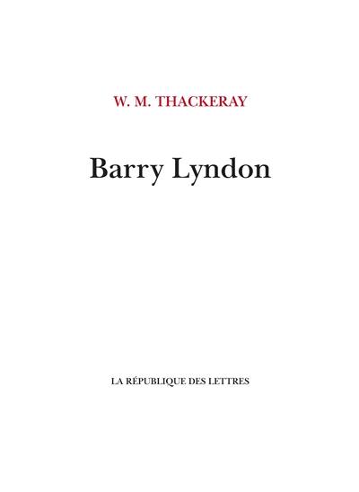Barry Lyndon
