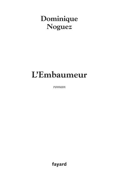 L'embaumeur L'embaumeur
