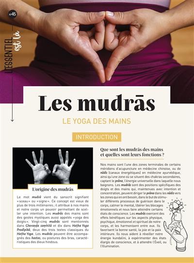 Les mudras : le yoga des mains