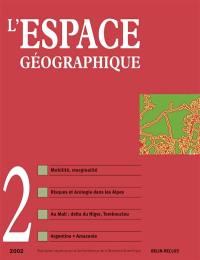 Espace géographique, n° 2 (2002)