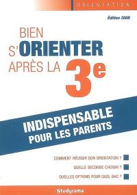 Bien s'orienter après la 3e