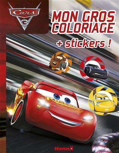Cars 3 : mon gros coloriage + stickers ! Cars 3 : mon gros coloriage + stickers !