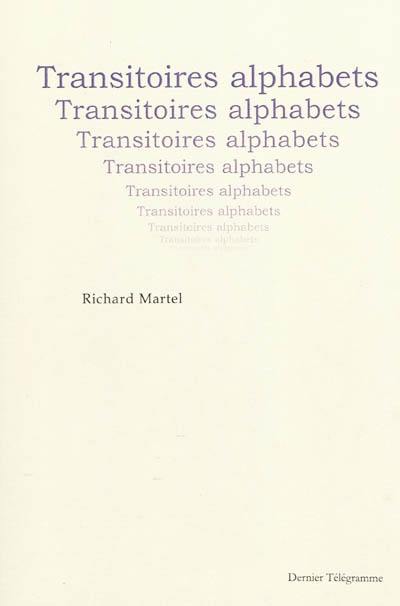 Transitoires alphabets Transitoires alphabets