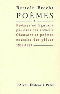 Poèmes. Vol. 5. 1934-1941