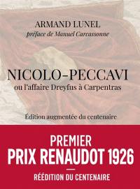 Nicolo-Peccavi ou L'affaire Dreyfus à Carpentras