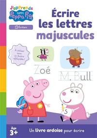 Ecrire les lettres majuscules : un livre ardoise pour écrire : écriture