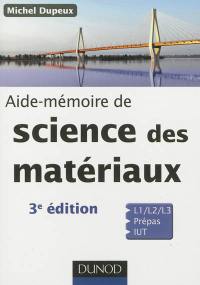 Aide-mémoire de science des matériaux