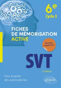 SVT 6e, cycle 3 : nouveau programme