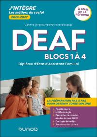 DEAF, diplôme d'Etat d'assistant familial : domaines 1 à 3 : tout-en-un 2026-2027