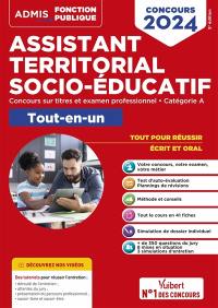 Assistant territorial socio-éducatif : concours sur titres et examen professionnel, catégorie A, tout-en-un : concours 2024