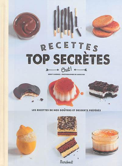 Livre Recettes Top Secretes Le Livre De Jenny Carenco Marabout