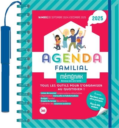 Livre : Agenda familial 2025 : 16 mois, de septembre 2024 à