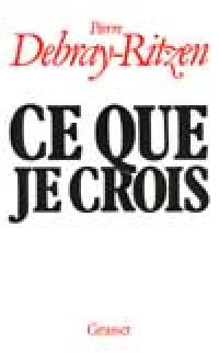 Ce que je crois