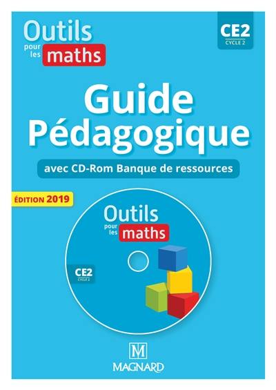 Outils pour les maths, manuel CE2, cycle 2 : guide pédagogique avec CD-ROM banque de ressources