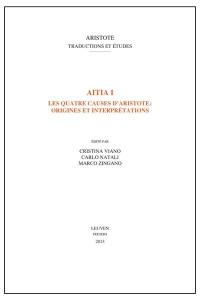 Les quatre causes d'Aristote : origines et interprétations
