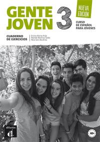 Gente joven 3, curso de espanol para jovenes, A2+ : cuaderno de ejercicios