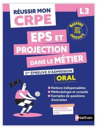 EPS et projection dans le métier : 2de épreuve d'admission, oral L3 : nouveau concours 2027-2028