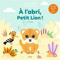A l'abri, petit lion ! : un livre qui fait plic ploc !
