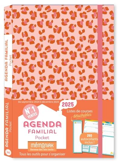 Livre : Agenda familial pocket Mémoniak 2025 : septembre 2024-décembre 2025  - Ed. 365 - 9782383824329