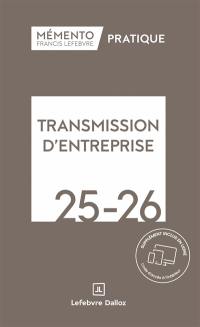 Transmission d'entreprise 2025-2026