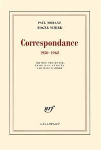 Correspondance : 1950-1962
