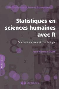 Statistiques en sciences humaines avec R : sciences sociales et psychologie