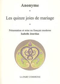 Les quinze joies de mariage