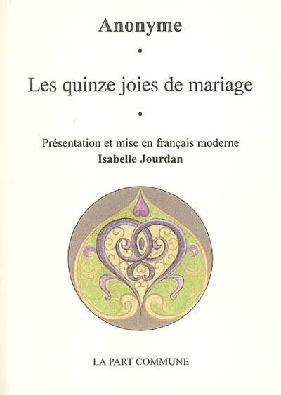 Les quinze joies de mariage